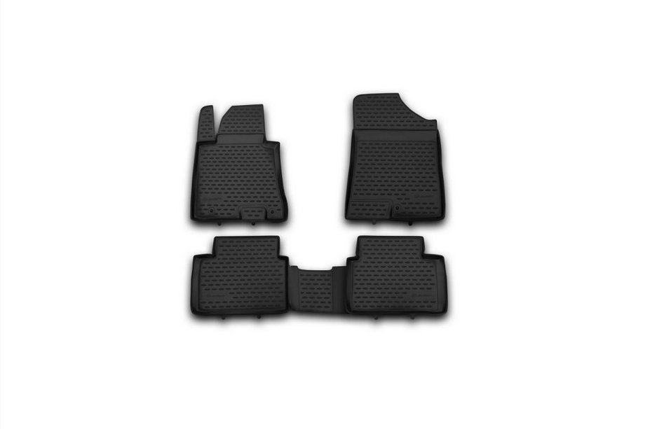 Hyundai I-30 2012-2017 Rubber floor mats (4 pcs, Novline) Image