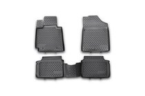 Hyundai Veloster 2011-2017 Rubber floor mats (4 pcs, Novline) photo 1