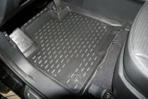 Hyundai Santa Fe 3 2012-2018 Rubber floor mats (4 pcs, Novline) photo 1