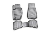 Jeep Grand Cherokee WK 2004-2010 Rubber floor mats (4 pcs, Novline) photo 1
