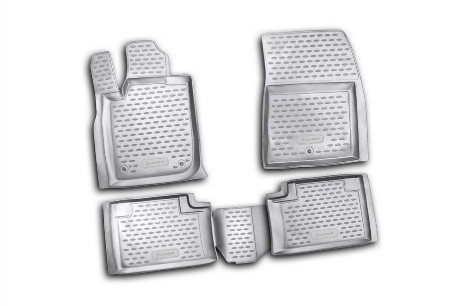 Jeep Grand Cherokee WK2 2010-2021 Rubber floor mats (4 pcs, Novline) Photo 1