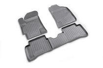 Kia Rio 2005-2011 Rubber floor mats (4 pcs, Novline) photo 1