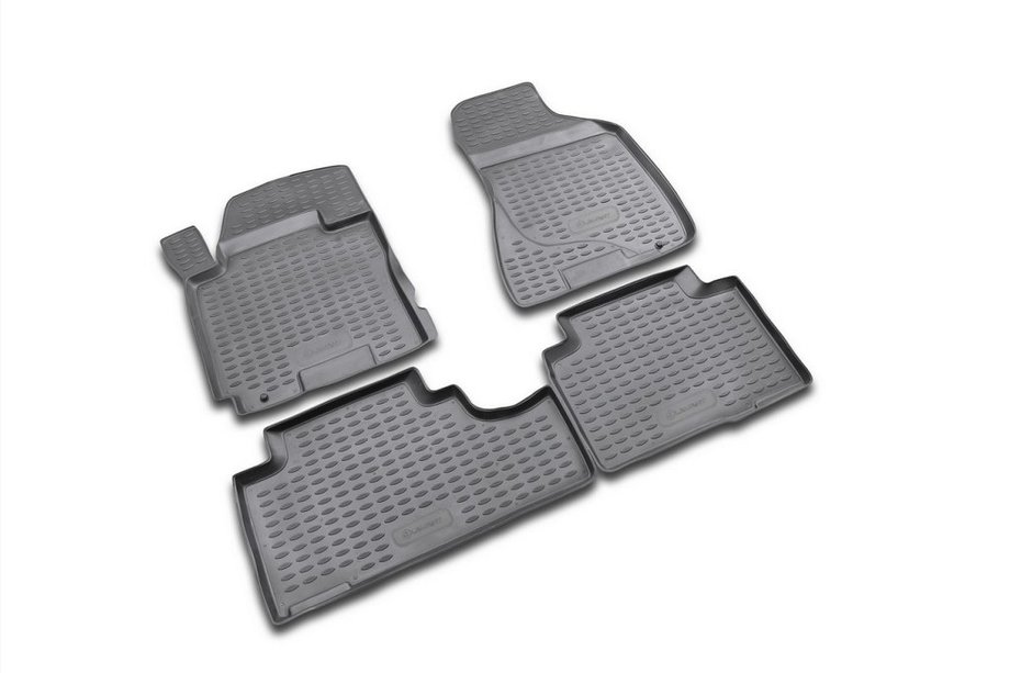 Kia Sportage 2004-2010 Rubber floor mats (4 pcs, Novline) Image