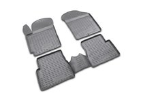 Kia Picanto 2004-2011 Rubber floor mats (4 pcs, Novline) photo 1