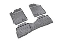 Kia Soul I 2008-2013 Rubber floor mats (4 pcs, Novline) photo 1