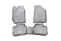 Kia Cerato 2 2010-2013 Rubber floor mats (4 pcs, Novline) photo 1