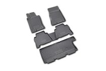 Kia Mohave 2008-2016 Rubber floor mats interior (5 pcs, Novline) photo 1