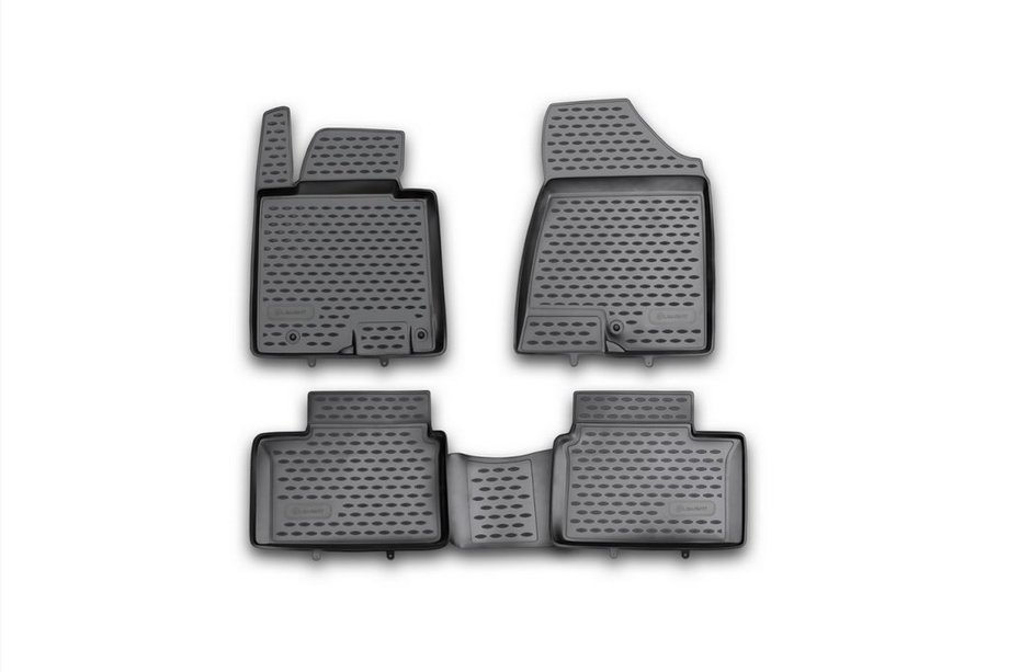 Kia Ceed 2012-2018 Rubber floor mats (4 pcs, Novline) Image