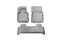 Range Rover III L322 2002-2012 Rubber Floor Mats Interior (3 pcs, Novline) photo 1