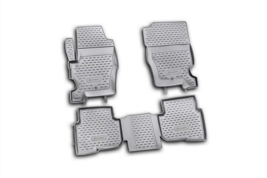 Land Rover Discovery IV 2009-2017 Rubber floor mats (4 pcs, Novline) Image