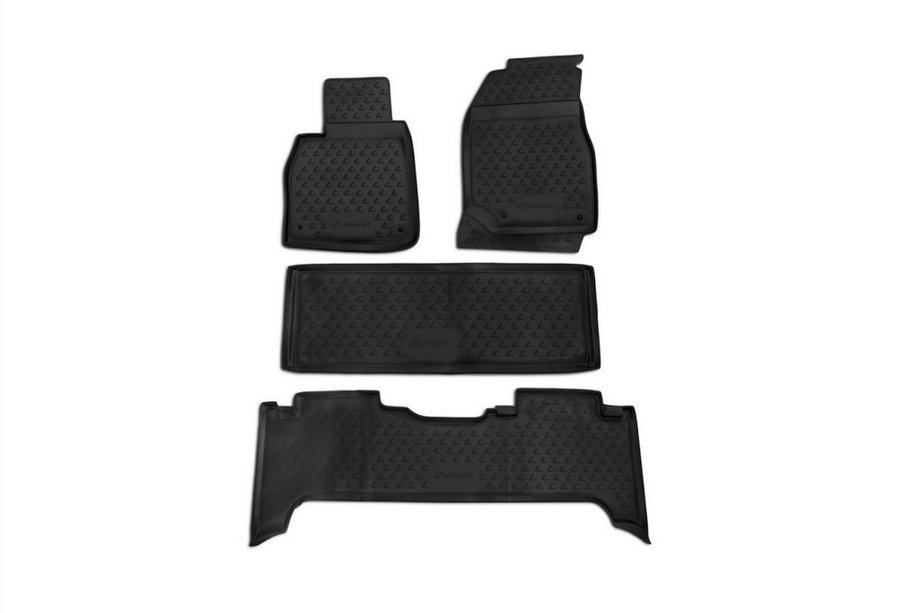Lexus LX470 1998-2007 Rubber floor mats (4 pcs, Novline) Image