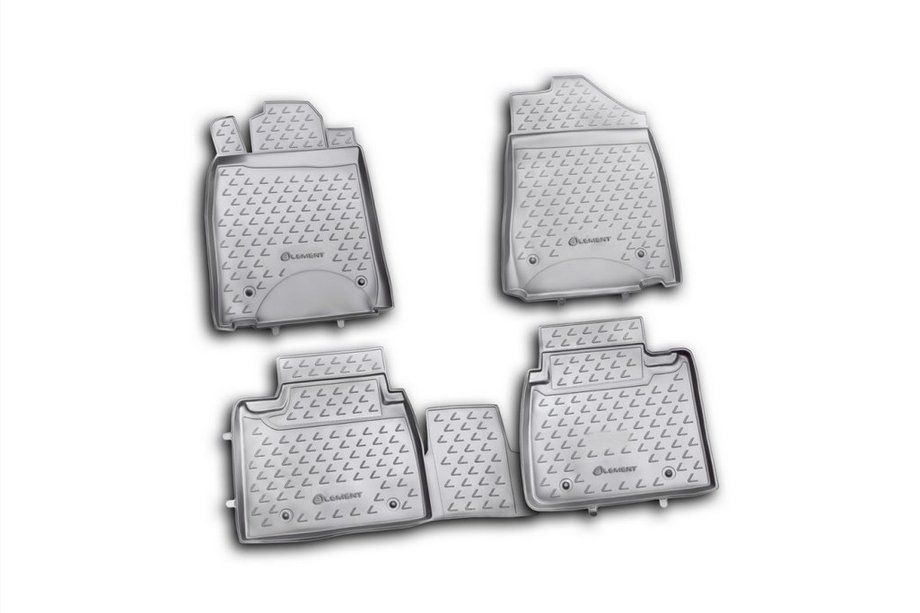 Lexus ES 2006-2011 Rubber Floor Mats (4 pcs, Novline) ES350 2010-2012 Photo 1