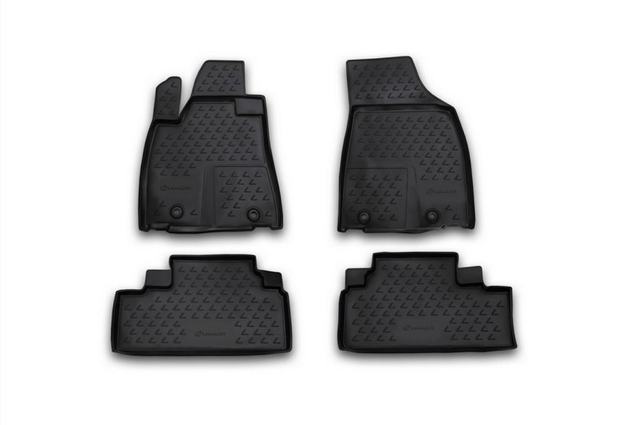 Lexus RX 2009-2015 (2012↗) Rubber Floor Mats (4 pcs, Novline) (RX350) Photo 1