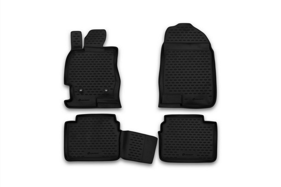 Mazda 6 2008-2012 Rubber Floor Mats Interior (4 pcs, Novline) Option 2 Image