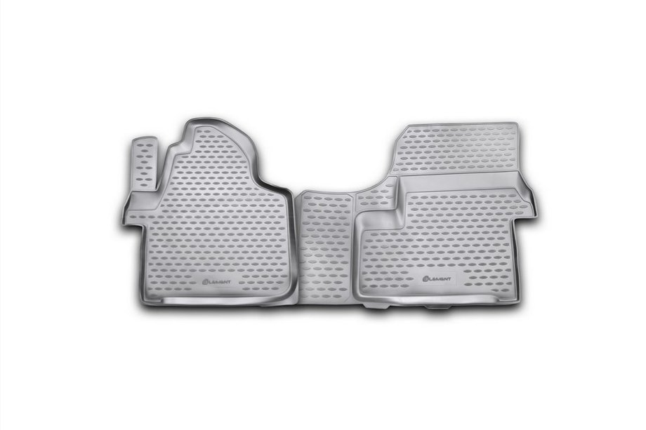 Mercedes Sprinter W906 2006–2018 Rubber Floor Mats Interior (2 pcs, Novline) Image