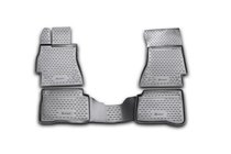 Mercedes S-class W221 2005-2013 Rubber floor mats (4 pcs, Novline) photo 1