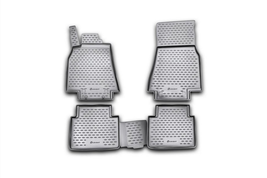 Mercedes B-class W245 2005-2011 Rubber floor mats (4 pcs, Novline) Image