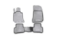 Mercedes C-class W204 2007-2015 Rubber floor mats (4 pcs, Novline) photo 1