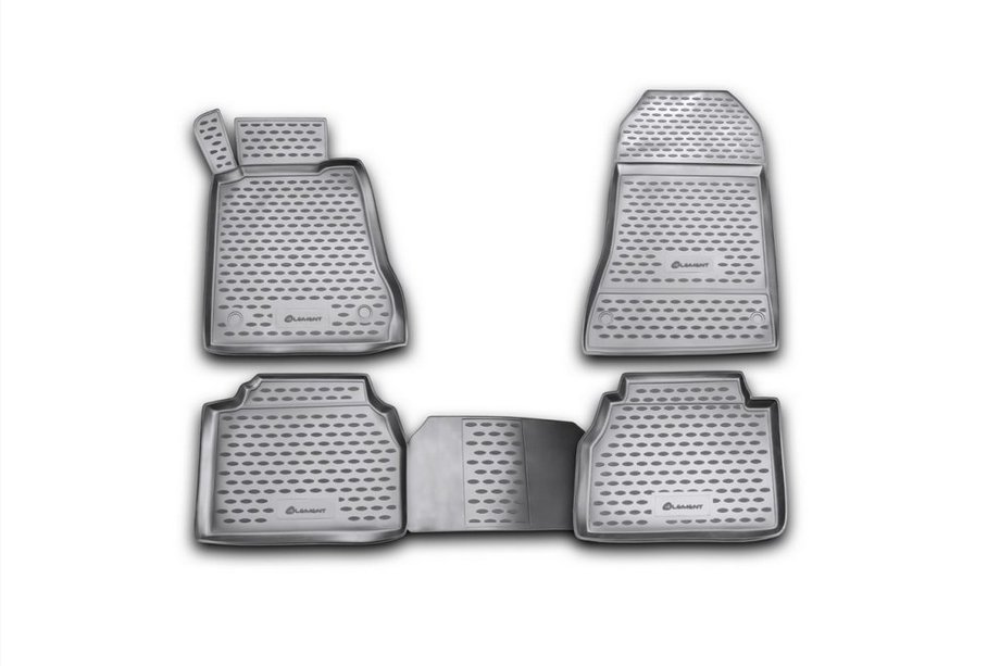 Mercedes E-class W210 1995-2002 Rubber floor mats (4 pcs, Novline) Image