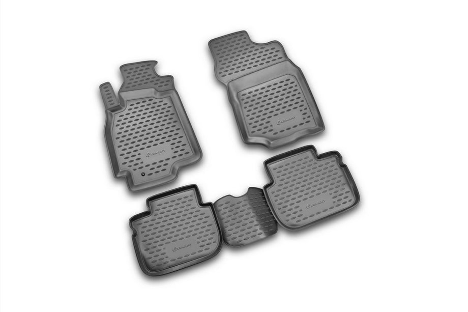 Mitsubishi Lancer 9 2004-2008 Rubber Floor Mats (4 pcs, Novline) Classic Image