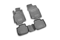 Mitsubishi Lancer 9 2004-2008 Rubber Floor Mats (4 pcs, Novline) Classic photo 1