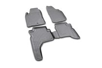 Mitsubishi Pajero Sport 1996-2007 Rubber floor mats (4 pcs, Novline) photo 1