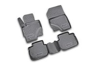 Mitsubishi Colt 2004-2012 (2009↗) Rubber floor mats (4 pcs, Novline) 5D photo 1
