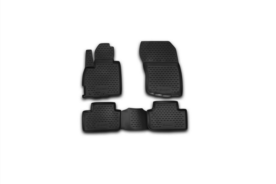Mitsubishi ASX 2010-2023 Rubber floor mats (4 pcs, Novline) Image