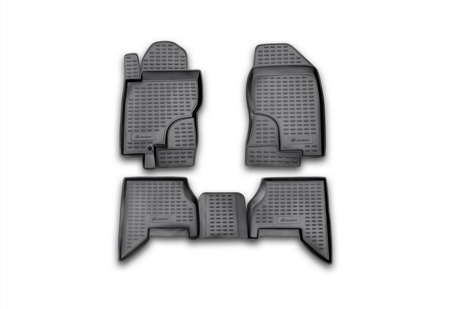 Nissan Pathfinder R51 2005-2014 (2005-2010) Rubber floor mats (4 pcs, Novline) Image