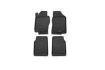 Nissan Navara 2006-2015 (2005↗) Rubber Floor Mats (4 pcs, Novline) Manual Transmission photo 1