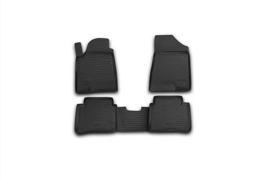Nissan Teana 2008-2013 Rubber floor mats (4 pcs, Novline) Photo 1