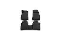 Nissan Tiida 2011-2014 (2015↗) 3D Rubber Floor Mats for Interior (4 pcs, Novline) photo 1