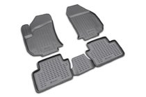 Opel Zafira B 2005–2011 Rubber floor mats (4 pcs, Novline) photo 1