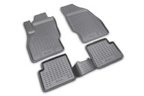 Opel Corsa D 2007-2014 Rubber floor mats (4 pcs, Novline) photo 1
