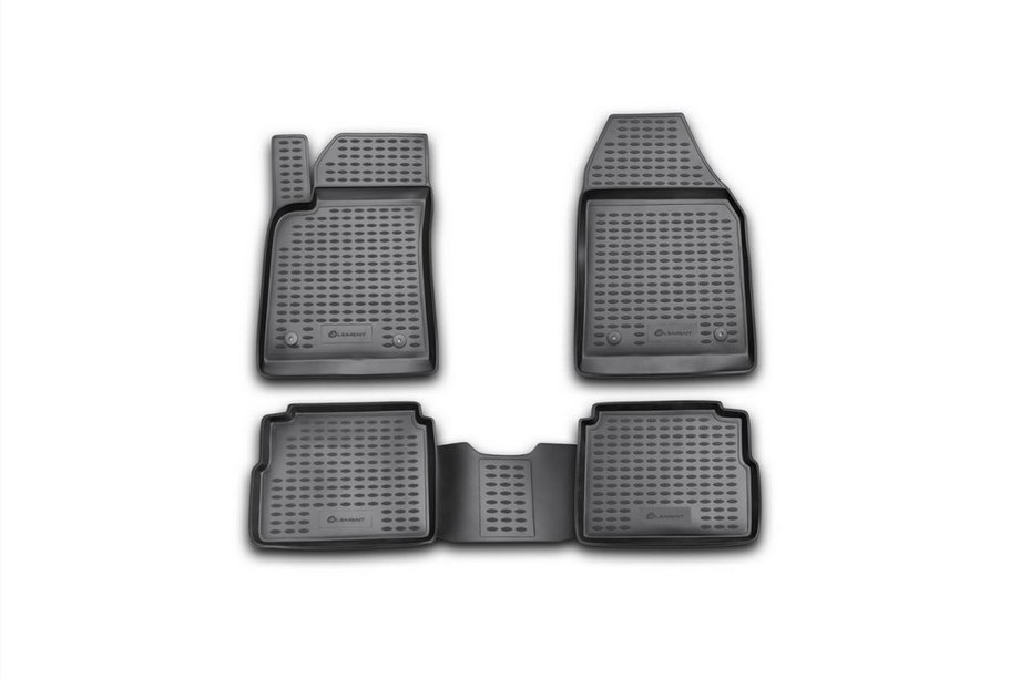 Opel Vectra C 2002-2008 Rubber Floor Mats Interior (4 pcs, Novline) SW Image