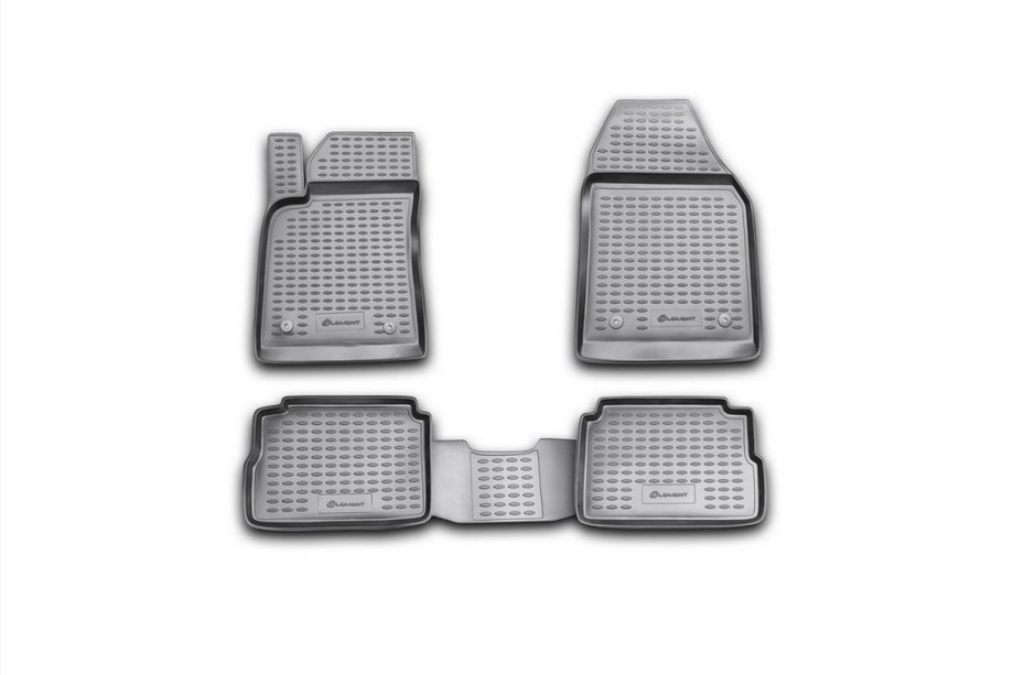 Opel Vectra C 2002-2008 Rubber Floor Mats Interior (4 pcs, Novline) SD/HB Image