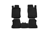 Opel Combo 2002–2012 Rubber floor mats (4 pcs, Novline) photo 1