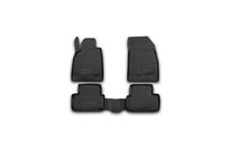 Opel Astra J 2009-2015 Rubber floor mats for interior (4 pcs, Novline) 5D photo 1