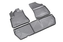 Peugeot Partner Tepee 2008-2018 Rubber floor mats (4 pcs, Novline) Option 1 photo 1