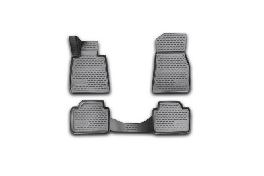 BMW 3 Series F30/F31 2012-2019 3D Rubber Floor Mats for Interior (4 pcs, Novline) Image