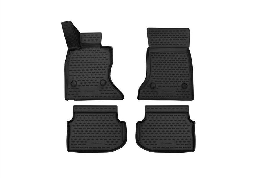 BMW 5 Series F10/F11 2010–2016 3D Rubber Floor Mats for Interior (4 pcs, Novline) F10 Image