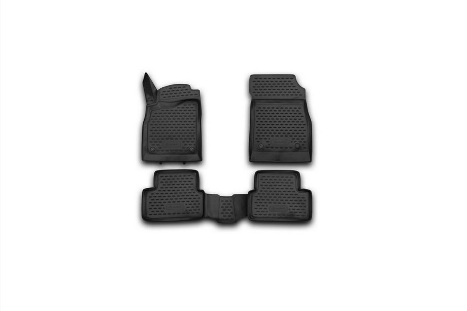 Chevrolet Cruze 2009–2015 3D Rubber Floor Mats for Interior (4 pcs, Novline) Image