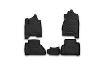 Chevrolet Tahoe 2014-2019 (2015↗) 3D Rubber Floor Mats for Interior (4 pcs, Novline) photo 1