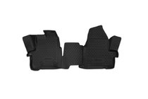 Ford Transit 2014- 3D Rubber Floor Mats for Interior (2 pcs, Novline) 1+2 seats (Option 2) photo 1