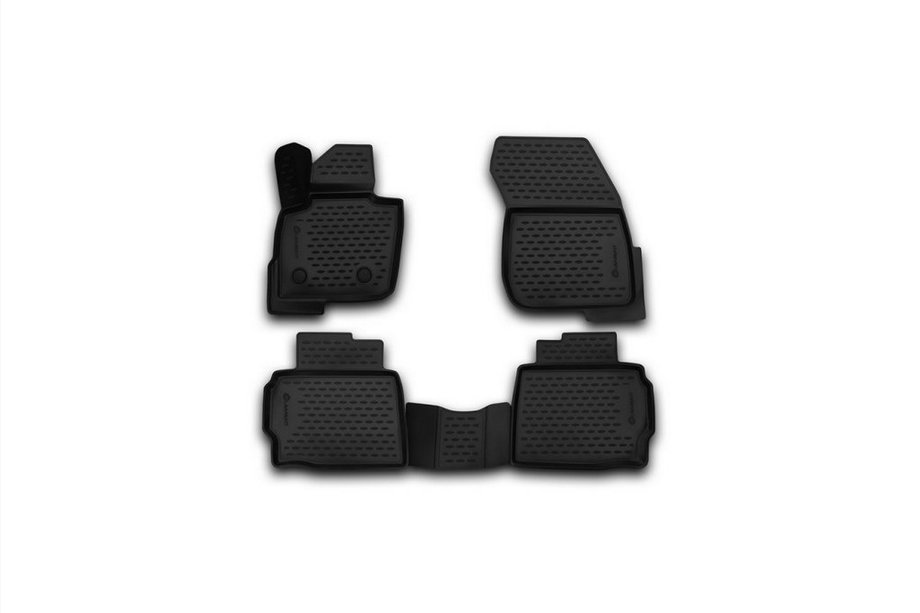 Ford Mondeo 2014-2022 3D Rubber Floor Mats for Interior (4 pcs, Novline) Image