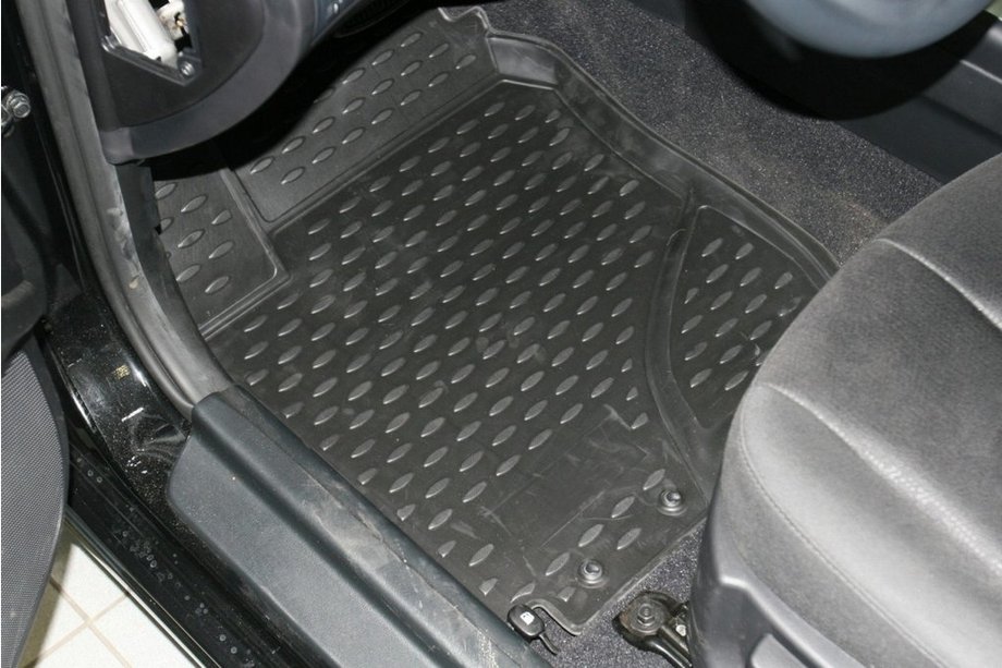 Hyundai Elantra (HD) 2006-2011 3D Rubber Floor Mats for Interior (4 pcs, Novline) Image