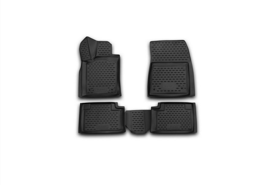 Jeep Grand Cherokee WK2 2010-2021 (2014↗) 3D Rubber Floor Mats for Interior (4 pcs, Novline) Photo 1