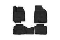 Kia Soul I 2008-2013 3D Rubber Floor Mats for Interior (4 pcs, Novline) photo 1