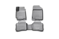 Kia Rio 2012-2017 3D Rubber Floor Mats for Interior (4 pcs, Novline) (UB) photo 1