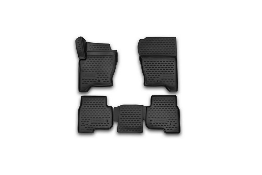 Land Rover Discovery IV 2009-2017 3D Rubber Floor Mats for Interior (4 pcs, Novline) Image